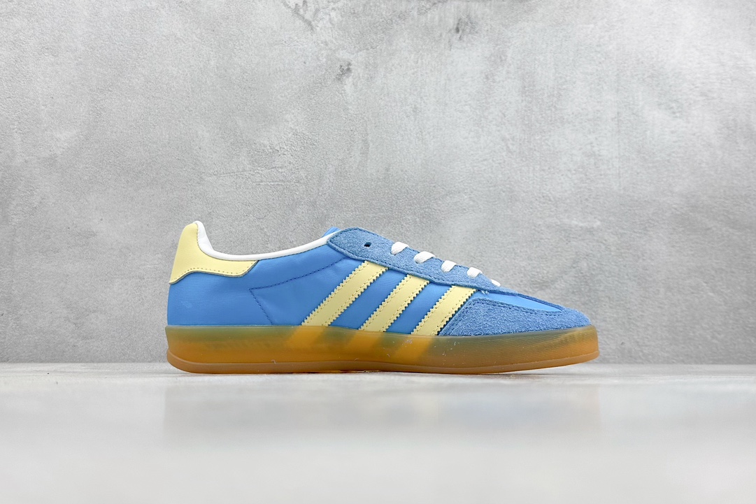 160 YH adidas Originals Gazelle INdoor 三叶草休闲防滑耐磨低帮板鞋 IE2960