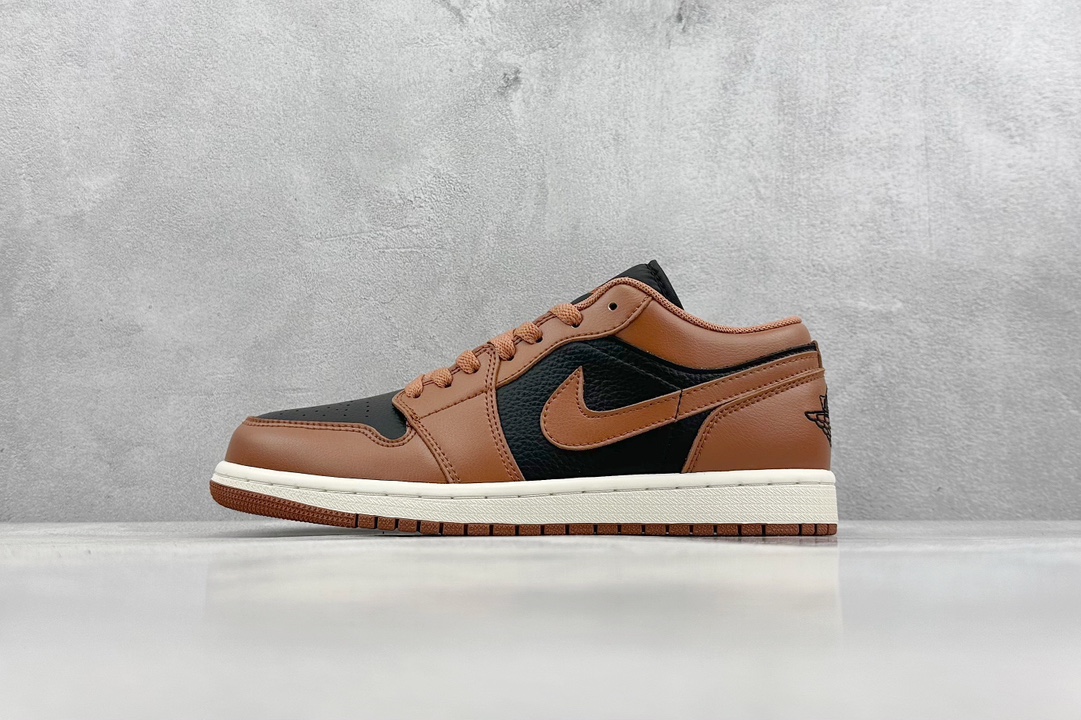 200 外贸版 Air Jordan 1 Retro Low WMNS “Archaeo Brown” 黑棕  DC0774-021