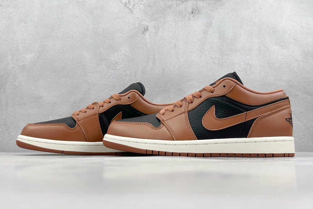 200 外贸版 Air Jordan 1 Retro Low WMNS "Archaeo Brown" 黑棕  DC0774-021