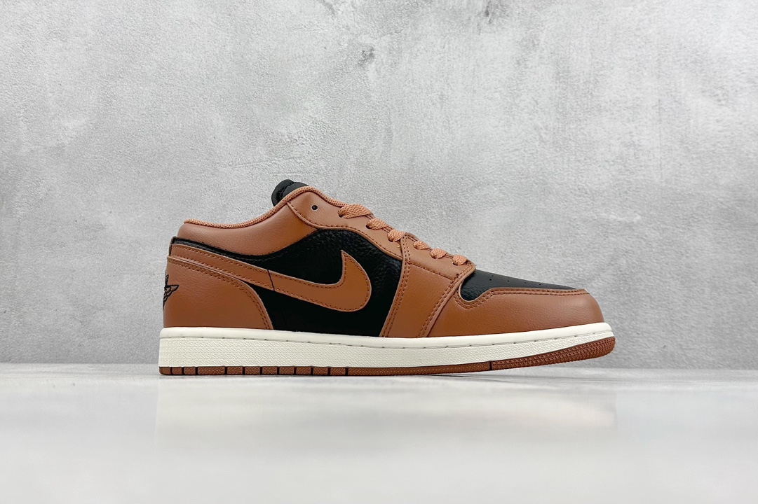 200 外贸版 Air Jordan 1 Retro Low WMNS "Archaeo Brown" 黑棕  DC0774-021