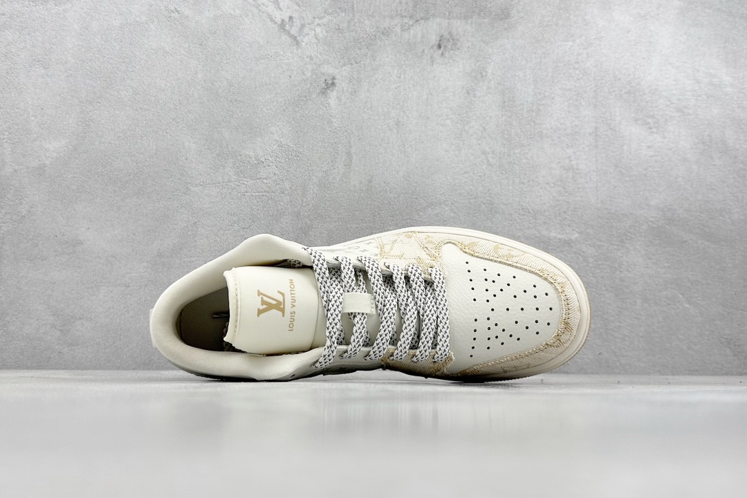 280 LV x Air Jordan 1 Low 牛仔卡其 SJ9950-002