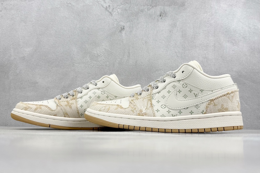 280 LV x Air Jordan 1 Low 牛仔卡其 SJ9950-002