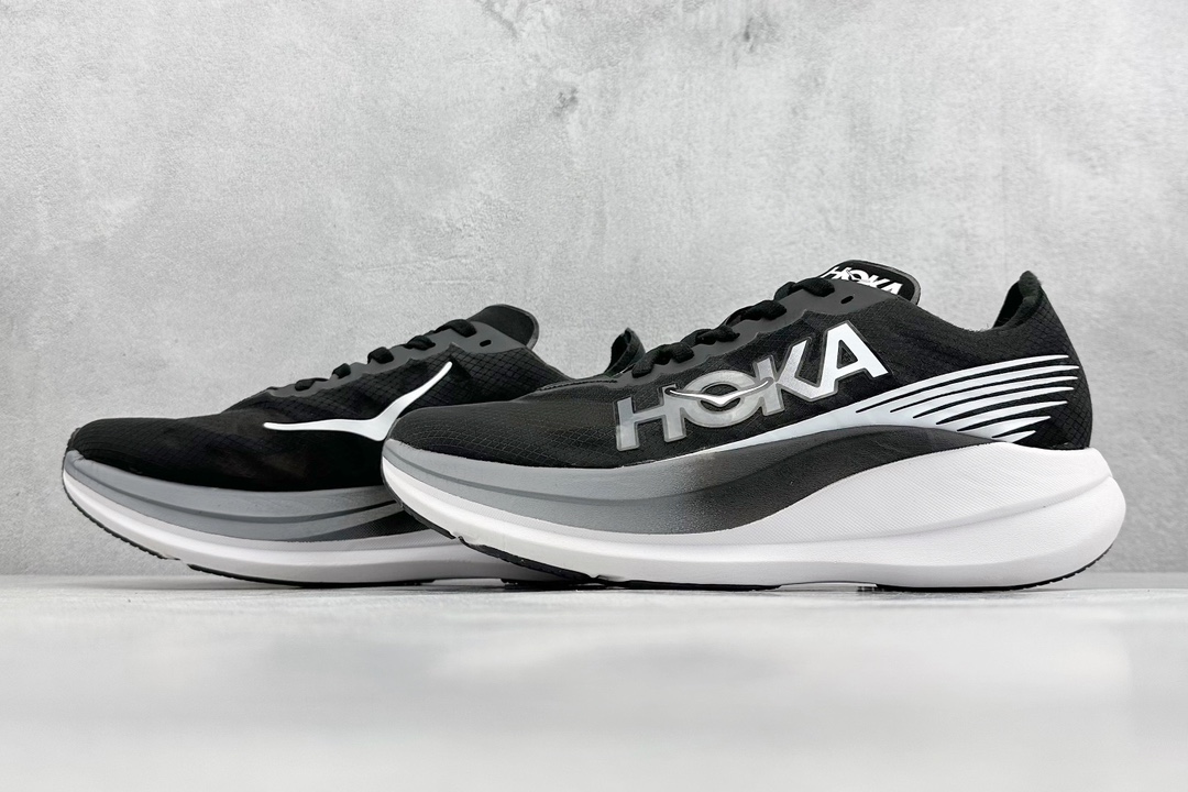 190 HOKA ONE ONE U ROCKET X 2 耐磨透气低帮 跑步鞋