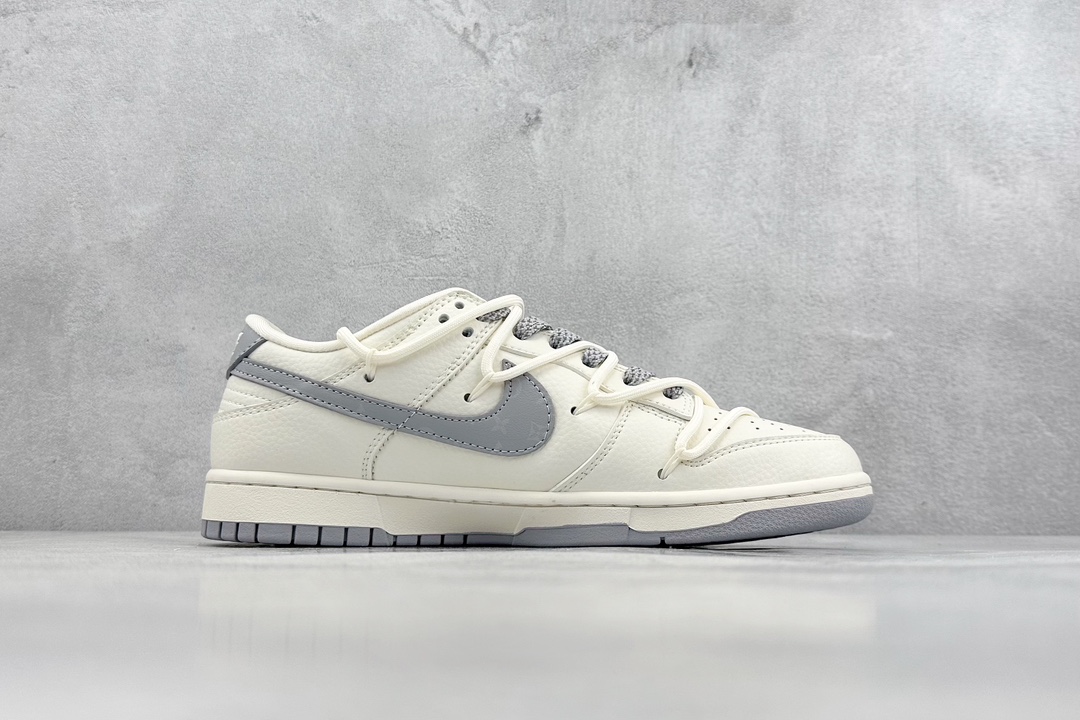 300 Nike SB Dunk Low x Louis Vuitton 白灰绑带满天星 JJ5688-101