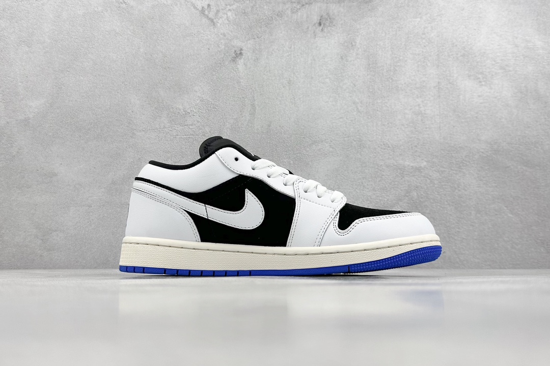 200 K版 Jordan Air Jordan 1 Low“Quai 54”黑白 HQ0764-001