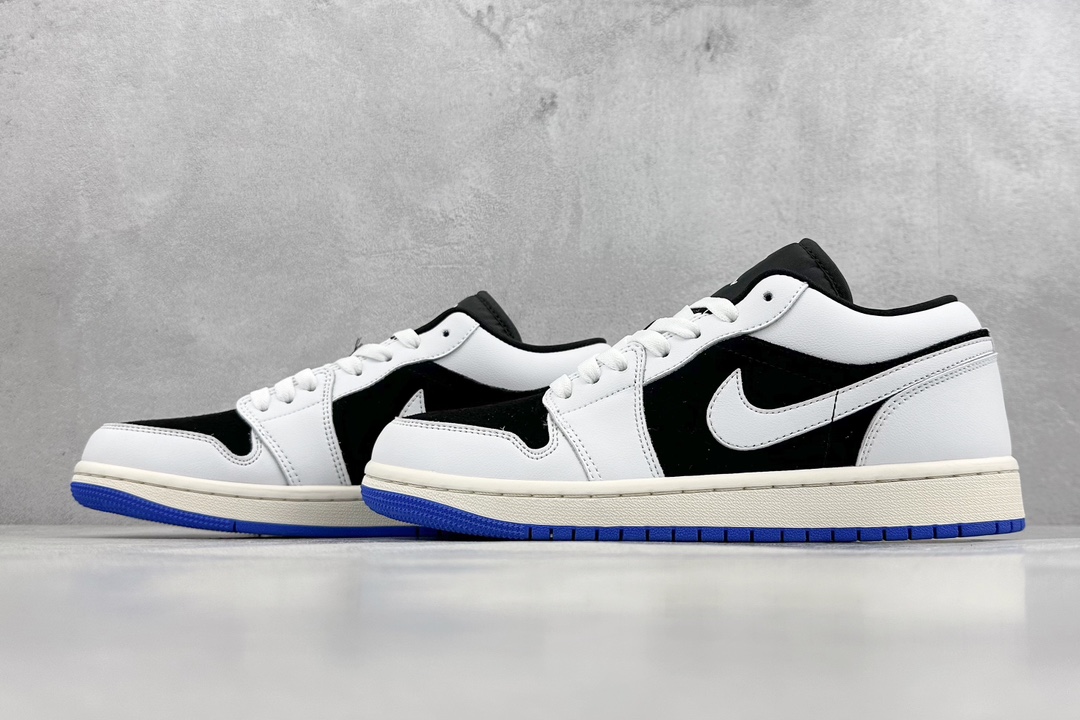 200 K版 Jordan Air Jordan 1 Low“Quai 54”黑白 HQ0764-001