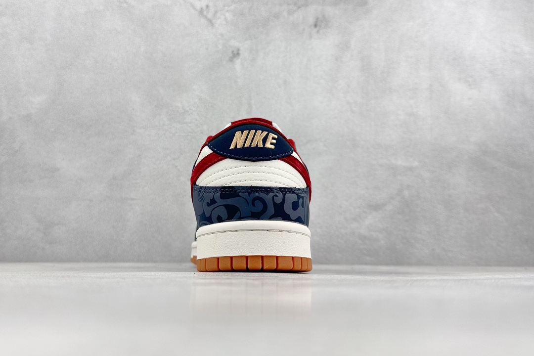 300 Nike Dunk Low 龙年限定 暗纹 蓝红勾  DQ1098-365