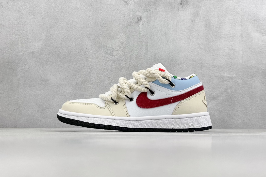 220 Air Jordan 1 Low 解构抽绳低帮 AJ1乔1低帮休闲板鞋 DM8969-114