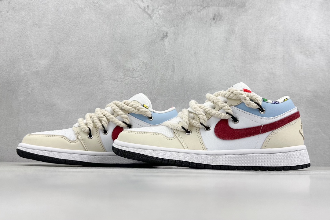 220 Air Jordan 1 Low 解构抽绳低帮 AJ1乔1低帮休闲板鞋 DM8969-114