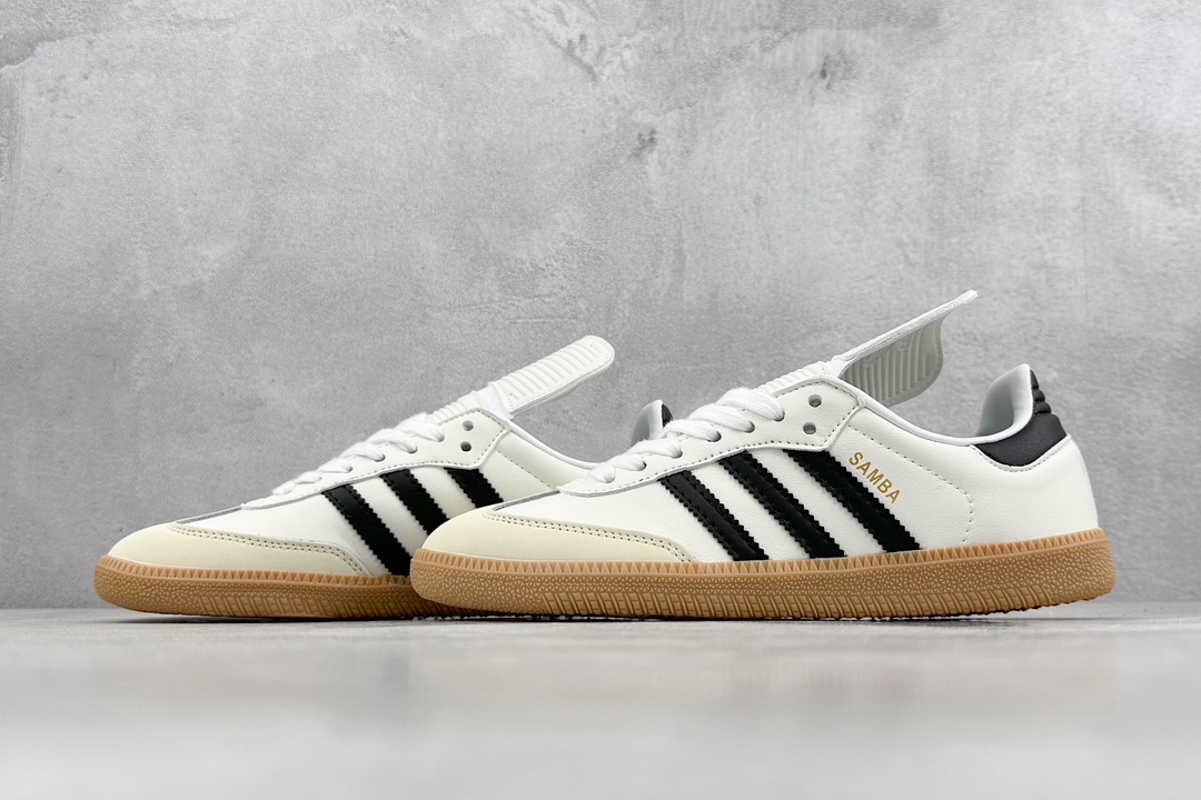 160 R版 adidas originals Samba Long Tongues 白黑 IG4279