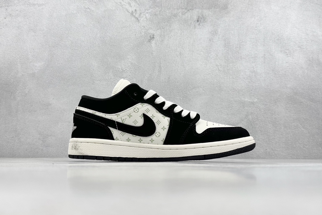 280 Air Jordan 1 Retro Low x Louis Vuitton 白黑  SJ9950-001