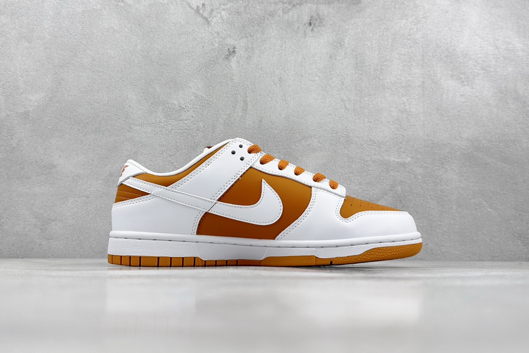 200 ST版 Nike Dunk "Dark Curry" 白棕 FQ6965-700