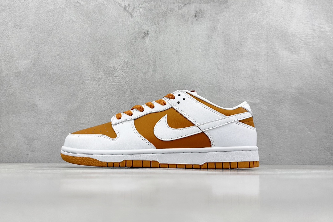 200 ST版 Nike Dunk “Dark Curry” 白棕 FQ6965-700