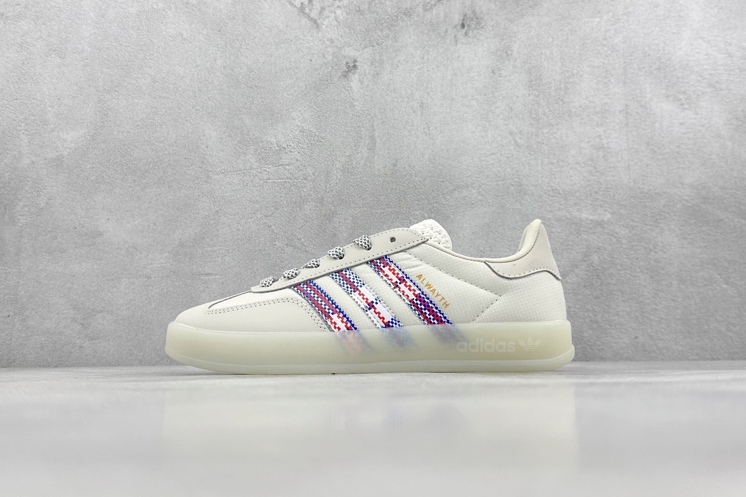 160 adidas Originals Gazelle INdoor 三叶草休闲防滑耐磨低帮板鞋 IH7608