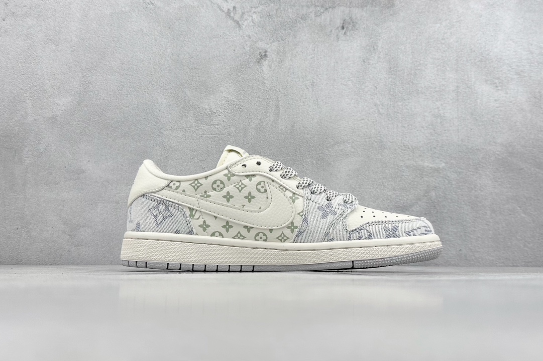280 Fragment x TS x Air Jordan 1 Low x LV 三方联名倒钩低帮 SJ2068-007
