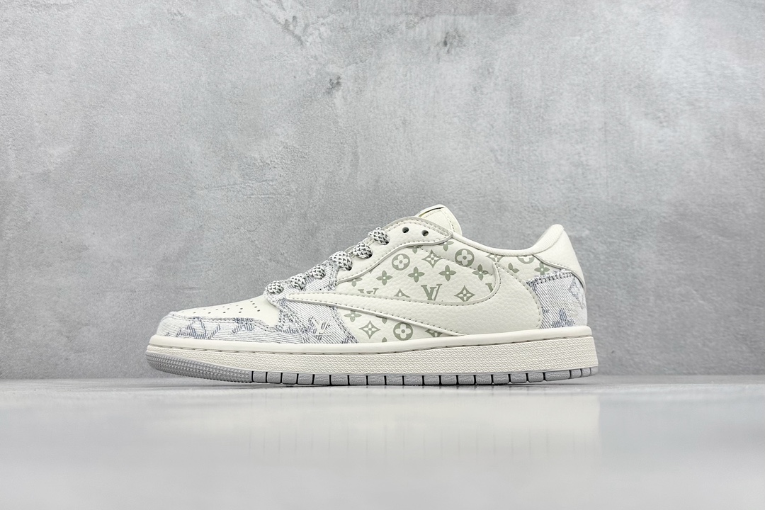 280 Fragment x TS x Air Jordan 1 Low x LV 三方联名倒钩低帮 SJ2068-007