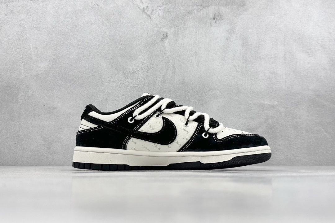 300 Nk SB Dunk Low 斯图西联名-白黑印花SJ2068-252