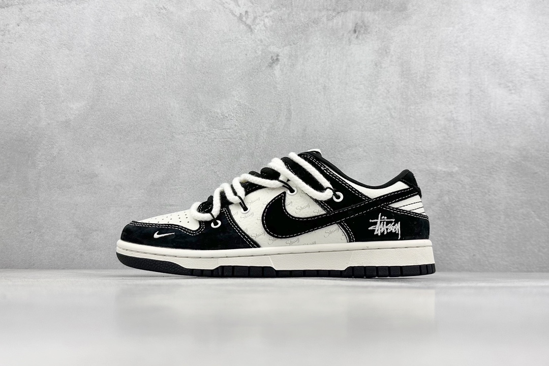 300 Nk SB Dunk Low 斯图西联名-白黑印花SJ2068-252