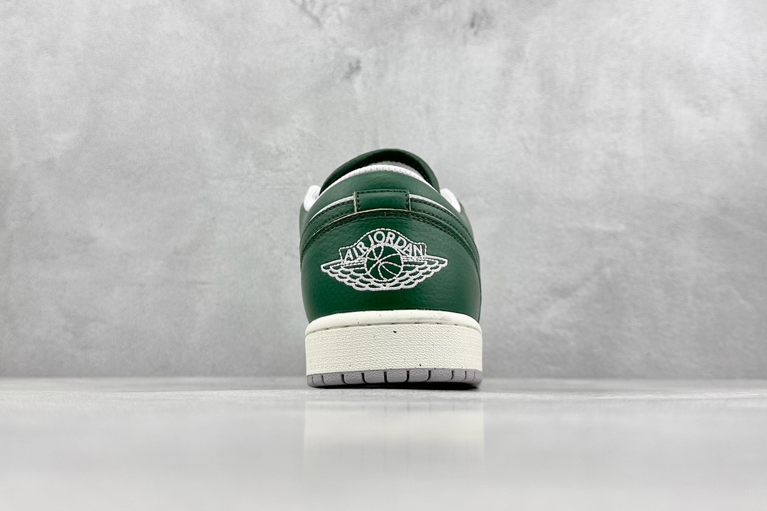 200 K版 Air Jordan 1 Low 白绿 AJ1乔1低帮休闲板鞋 FQ7687-300