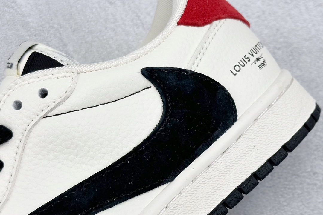 280 Air Jordan 1 Retro Low x Louis Vuitton x Travis Scott 三方联名白黑红 LX1988-700