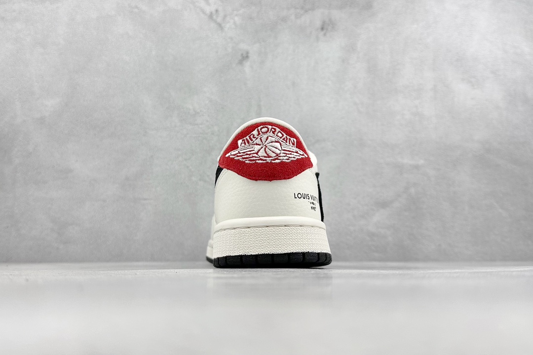 280 Air Jordan 1 Retro Low x Louis Vuitton x Travis Scott 三方联名白黑红 LX1988-700
