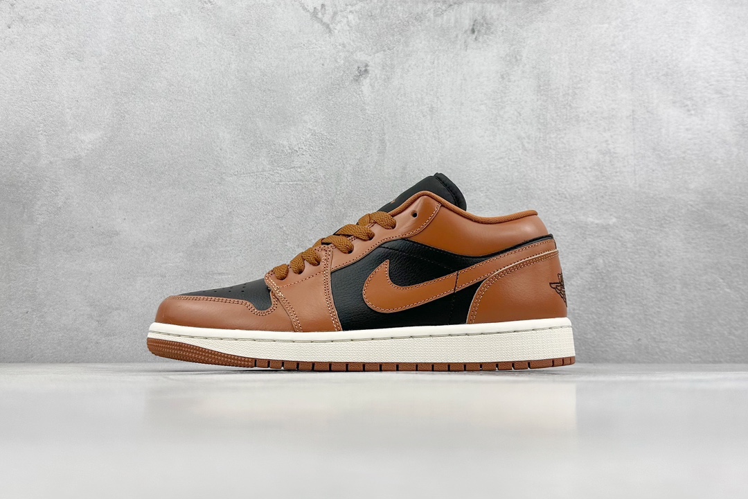 200 K版 Air Jordan 1 Low 黑棕 AJ1乔1低帮休闲板鞋  DC0774-021