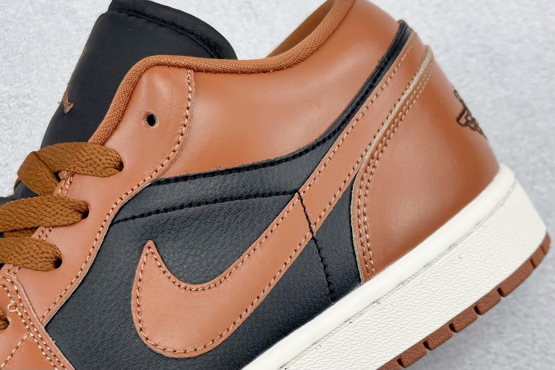 200 K版 Air Jordan 1 Low 黑棕 AJ1乔1低帮休闲板鞋  DC0774-021