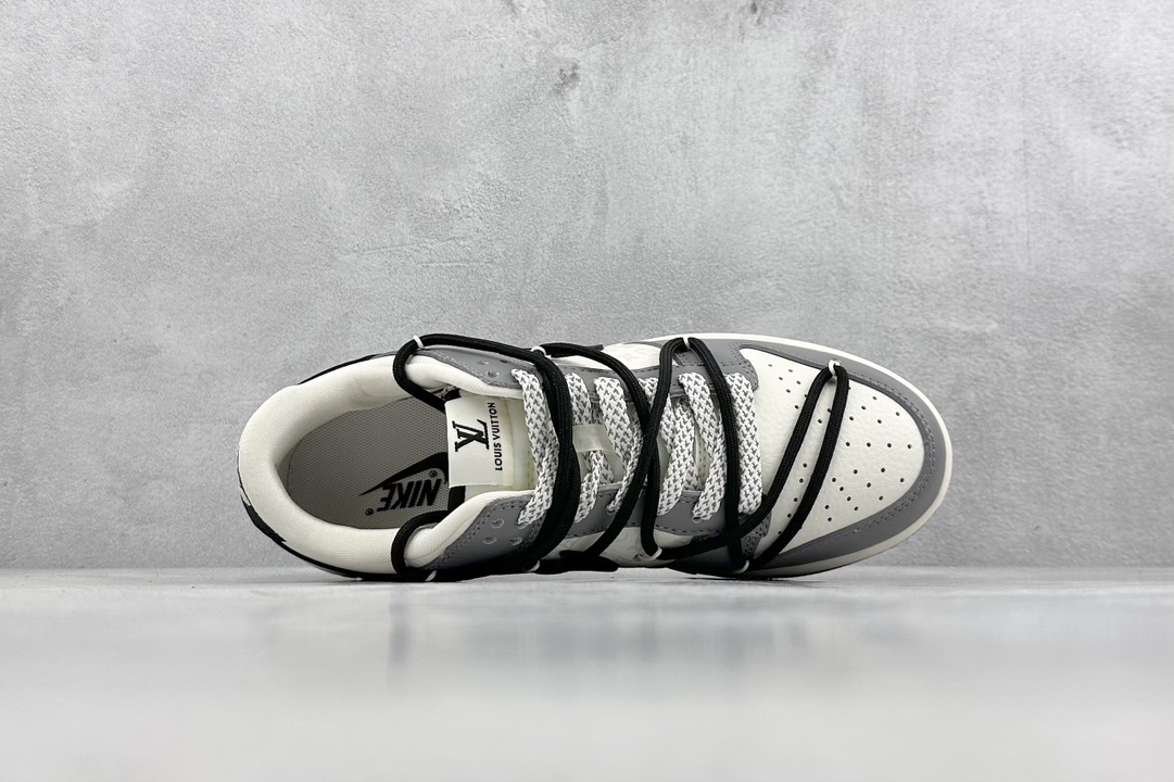 300 Nk SB Dunk Low LV联名-星空灰 周年高端定制 绑带低帮休闲板鞋 JJ5688-104