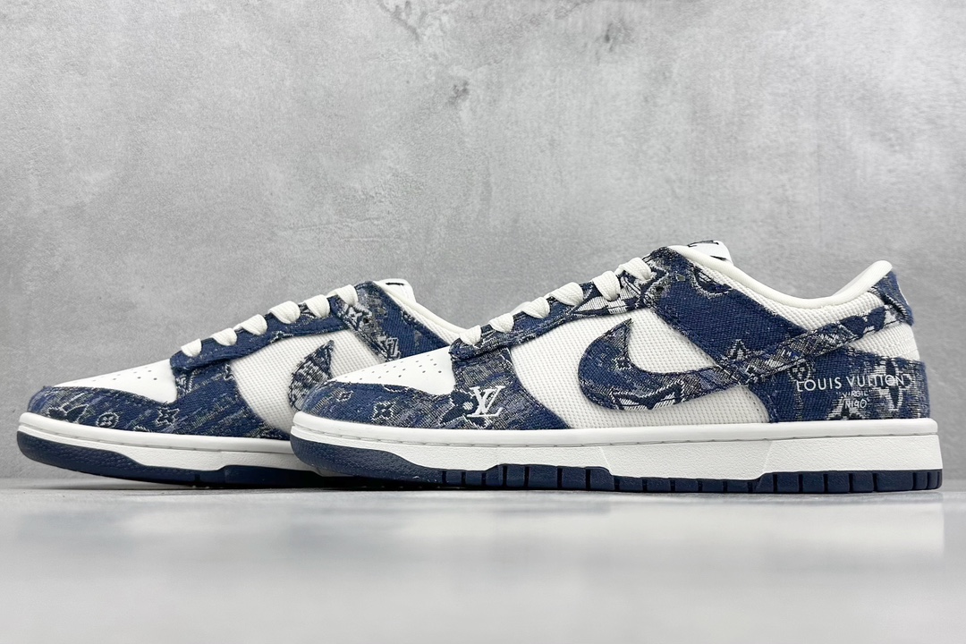 280 Nk SB Dunk Low LV联名-迷彩网布 周年高端定制 低帮休闲板鞋 JH8040-942
