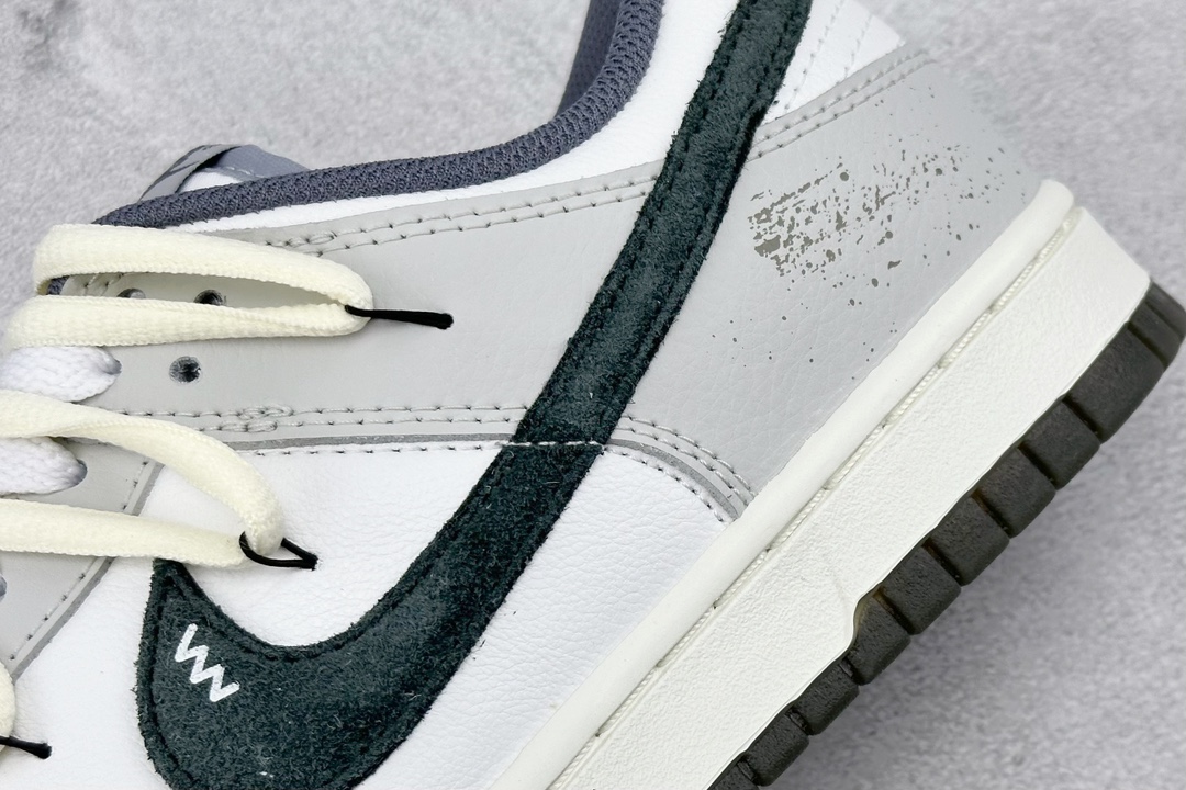 280 YC版 Nk Dunk Low 浅灰墨绿勾 SB低帮绑带休闲板鞋 FJ4188-100