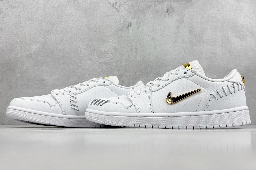 200 K版 Air Jordan 1 Low ”Method of Make” AJ1 乔1白金色 FN5032-100