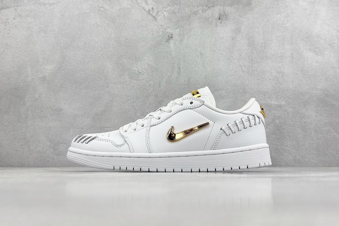 200 K版 Air Jordan 1 Low ”Method of Make” AJ1 乔1白金色 FN5032-100