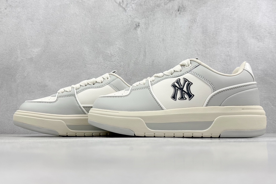 190 PB版 MLB Chunky 复古印花鞋 后跟加厚 呵护脚后跟 立