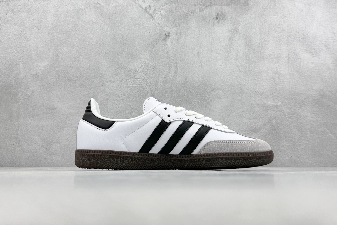 230 ZY版软头层 adidas originals Samba OG 黑白灰 B75806