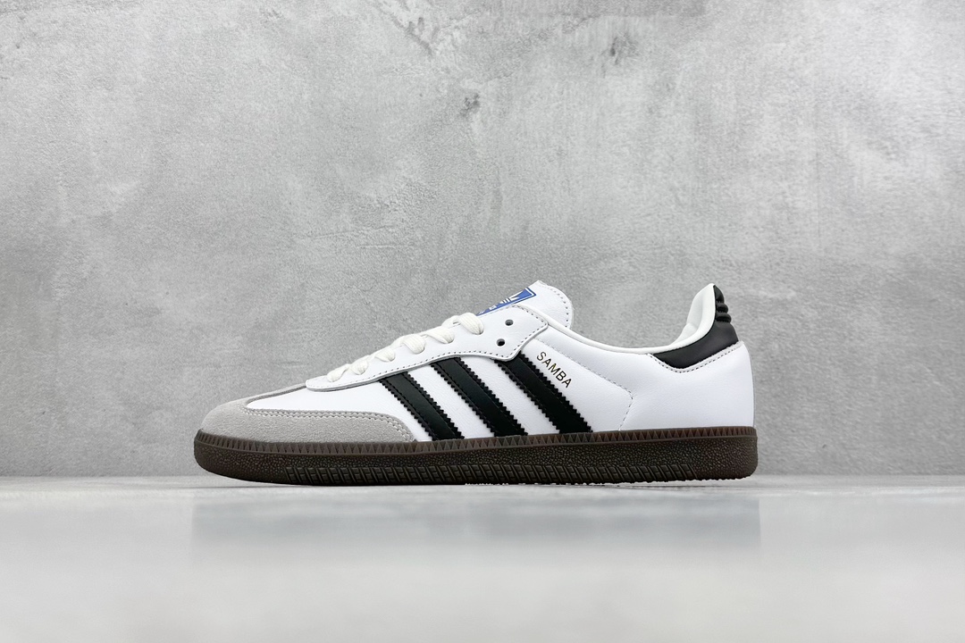 230 ZY版软头层 adidas originals Samba OG 黑白灰 B75806