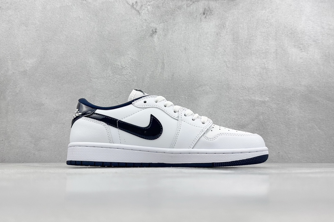 200 K版 Air Jordan 1 Low ”85 Metallic Blue” AJ1 乔1金属白蓝 FB9933-141