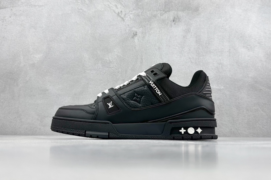 550 纯原级别 空胶工艺 高端零售专供 Louis Vuitton 路易威登 LV Trainer 低帮休闲板鞋