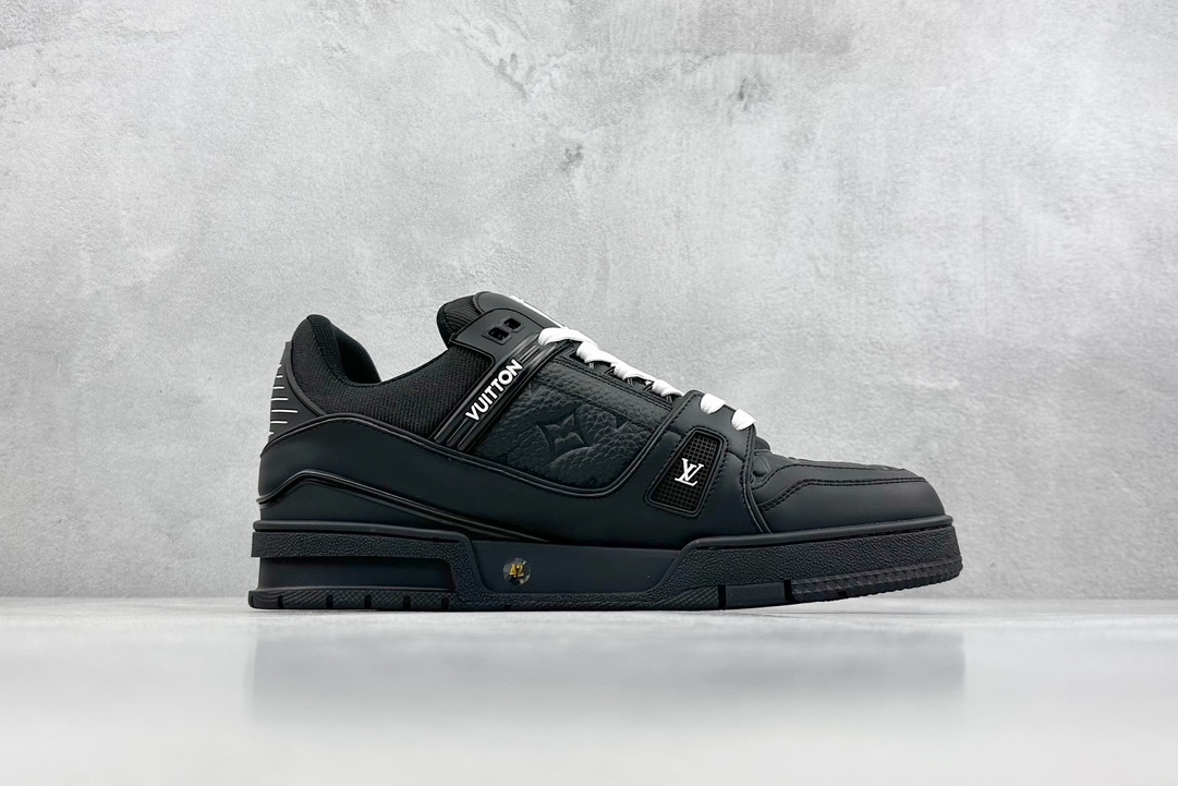 550 纯原级别 空胶工艺 高端零售专供 Louis Vuitton 路易威登 LV Trainer 低帮休闲板鞋