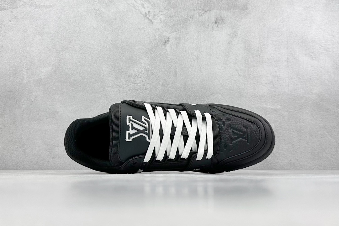 550 纯原级别 空胶工艺 高端零售专供 Louis Vuitton 路易威登 LV Trainer 低帮休闲板鞋