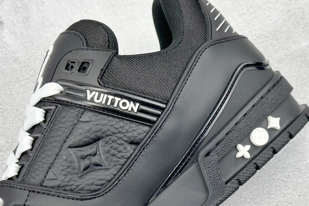 550 纯原级别 空胶工艺 高端零售专供 Louis Vuitton 路易威登 LV Trainer 低帮休闲板鞋
