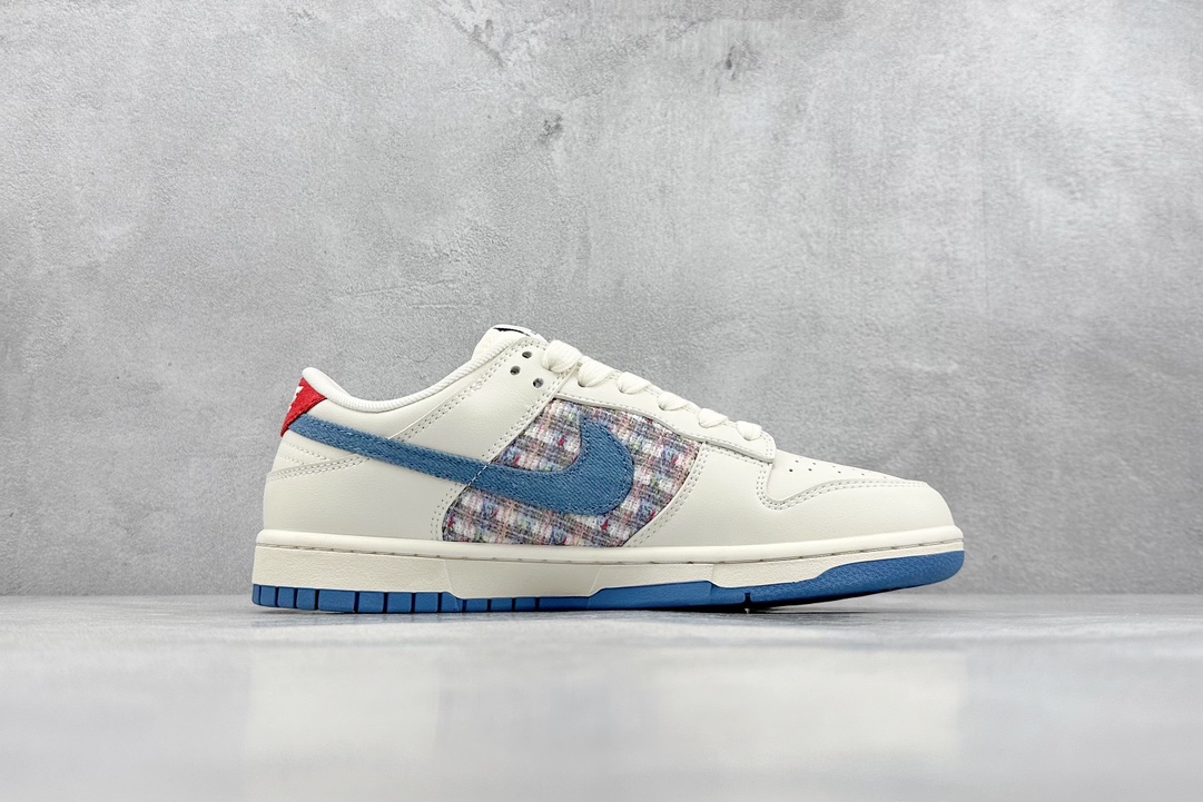 280 NK Dunk Low Retro ”DIY高端定制” LV米蓝小香风低帮休闲运动板鞋 XX2025-323