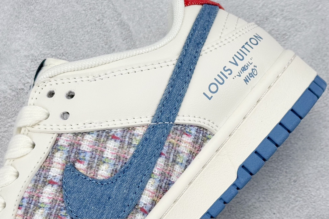280 NK Dunk Low Retro ”DIY高端定制” LV米蓝小香风低帮休闲运动板鞋 XX2025-323