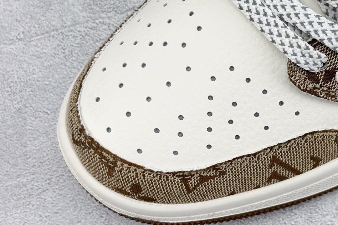 280 LV x Air Jordan 1 Low 浅褐印花 SJ2068-102