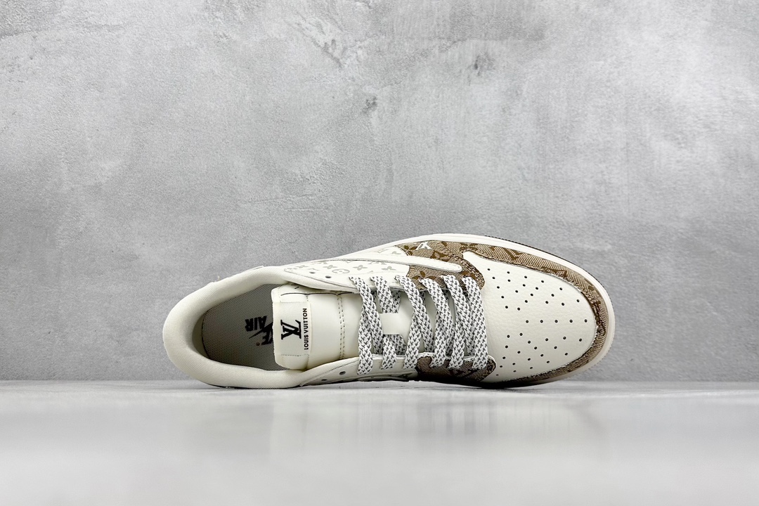 280 LV x Air Jordan 1 Low 浅褐印花 SJ2068-102
