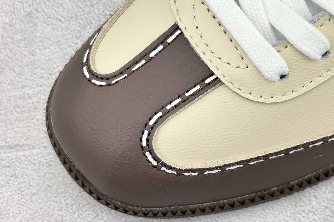 220 DIY版 adidas originals Samba OG 白绿灰棕 复古经典轻便板鞋 IG1024