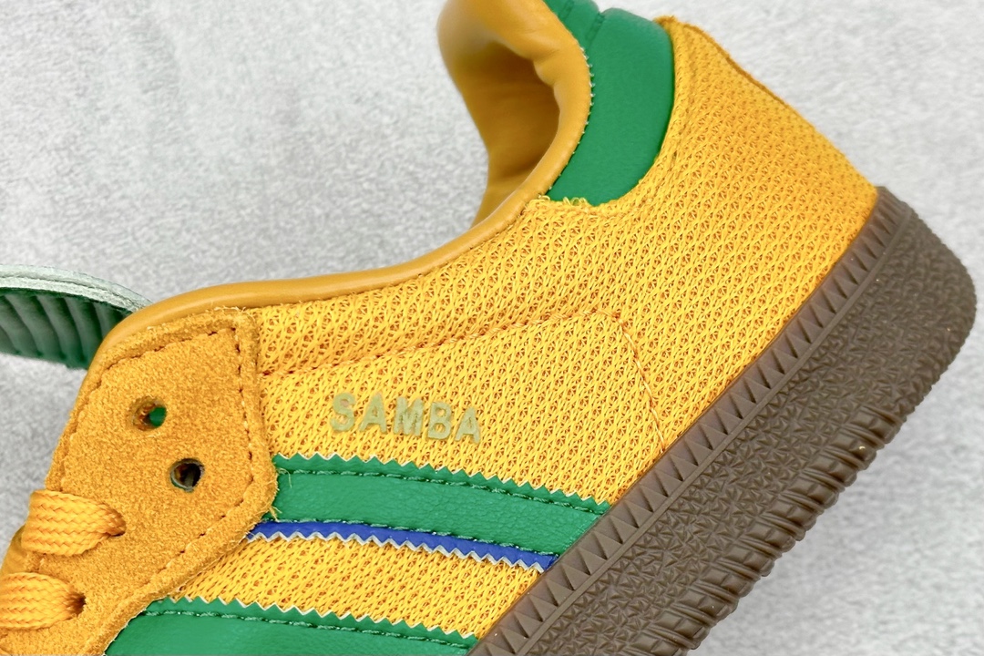160 R版 adidas originals Samba WB PONY TONAL 黄绿 IE9165