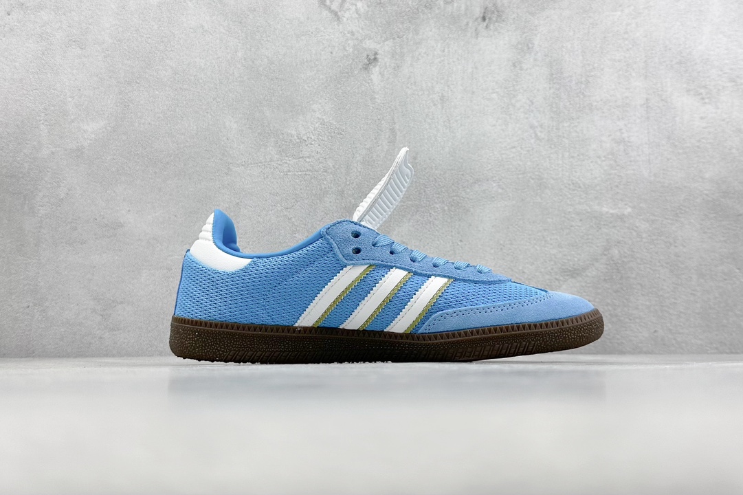 160 R版 adidas originals Samba WB PONY TONAL 蓝白 IE9170