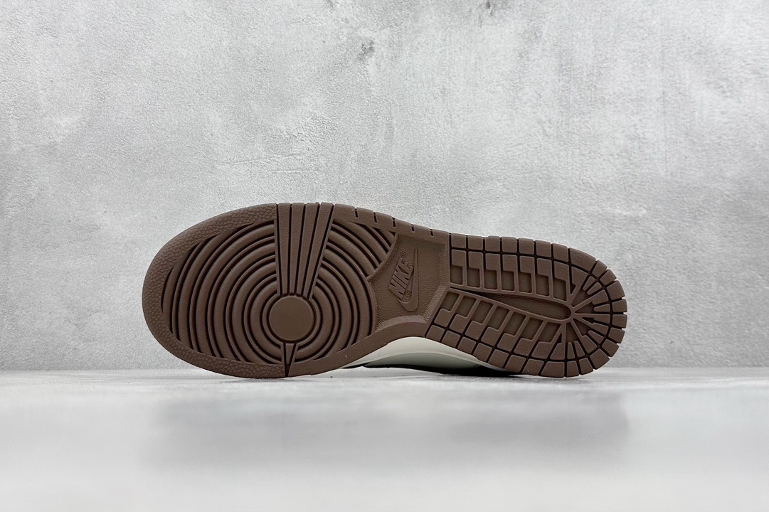 200 ST版 Nike Dunk Low GS Brown Plaid 白棕拼接 FV3653-191