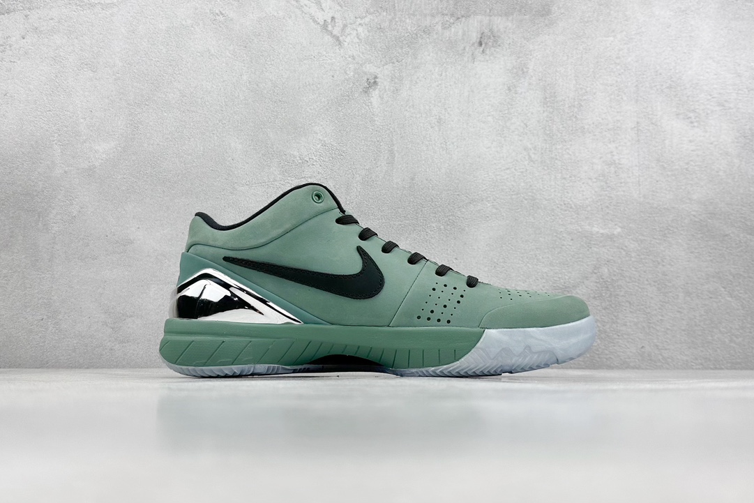 350 Gt纯原 KOBE IV PROTRO 4代 电镀银绿色 实战篮球鞋 FQ3545-300