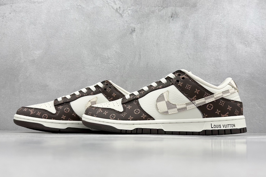 280 Nike SB Dunk Low x Louis Vuitton 白棕老花 SJ2068-253